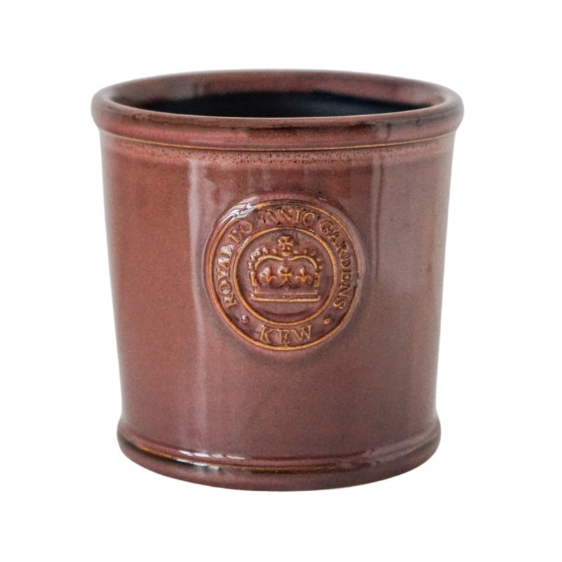 Kew Reactive Glaze Planter, Purple