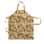 Leihum Floral Cotton Bib Apron