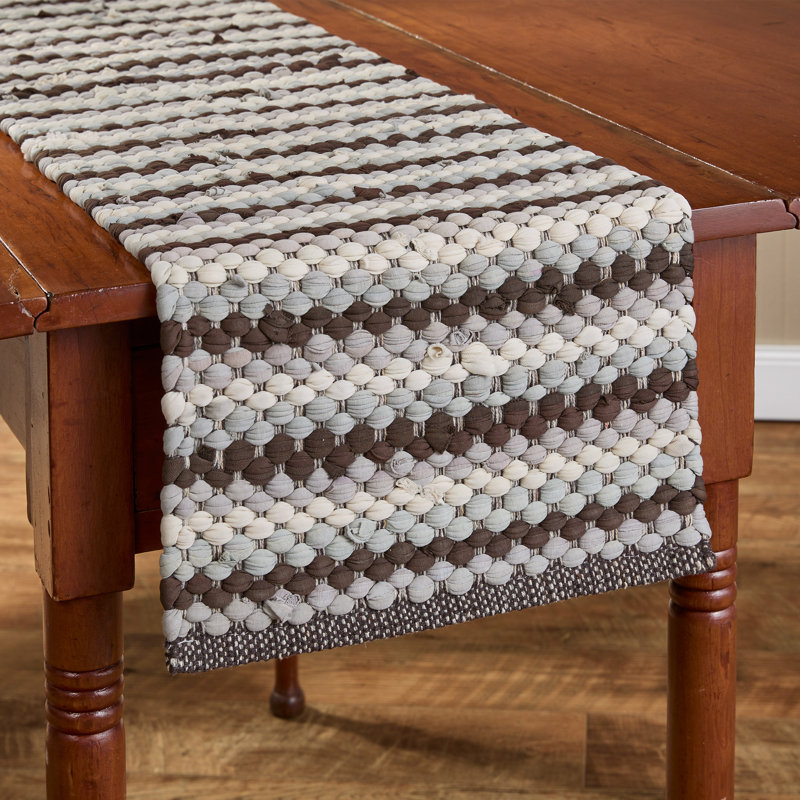 Hayfield Chindi Table Runner 13", 54" L x 13" W, Brown