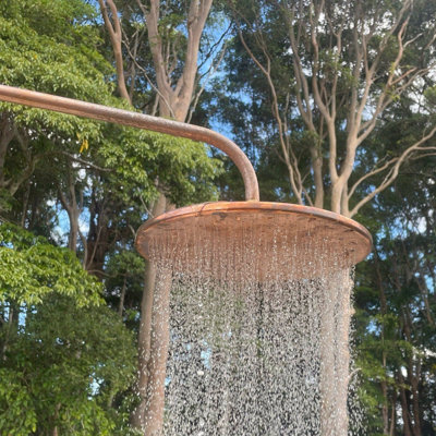 Handmade Copper Outdoor Rain Shower Head