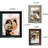 Black&Gray&Brown Picture Frame - Set of 10 with Mat-743657291