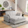 Serta Sabrina 73" Queen Rolled Arm Tufted Back Convertible Sleeper Sofa with Cushions
