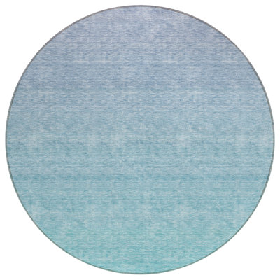 Quadere Washable Ombre Indoor / Outdoor Rug