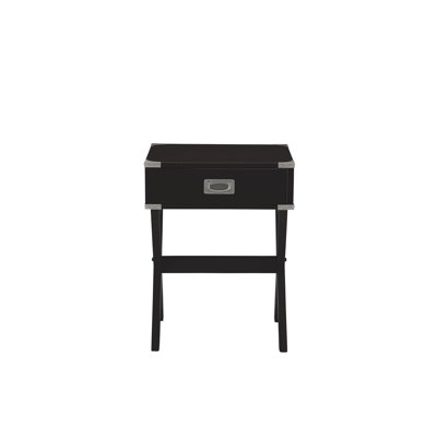 Babs Black Finish Accent Table