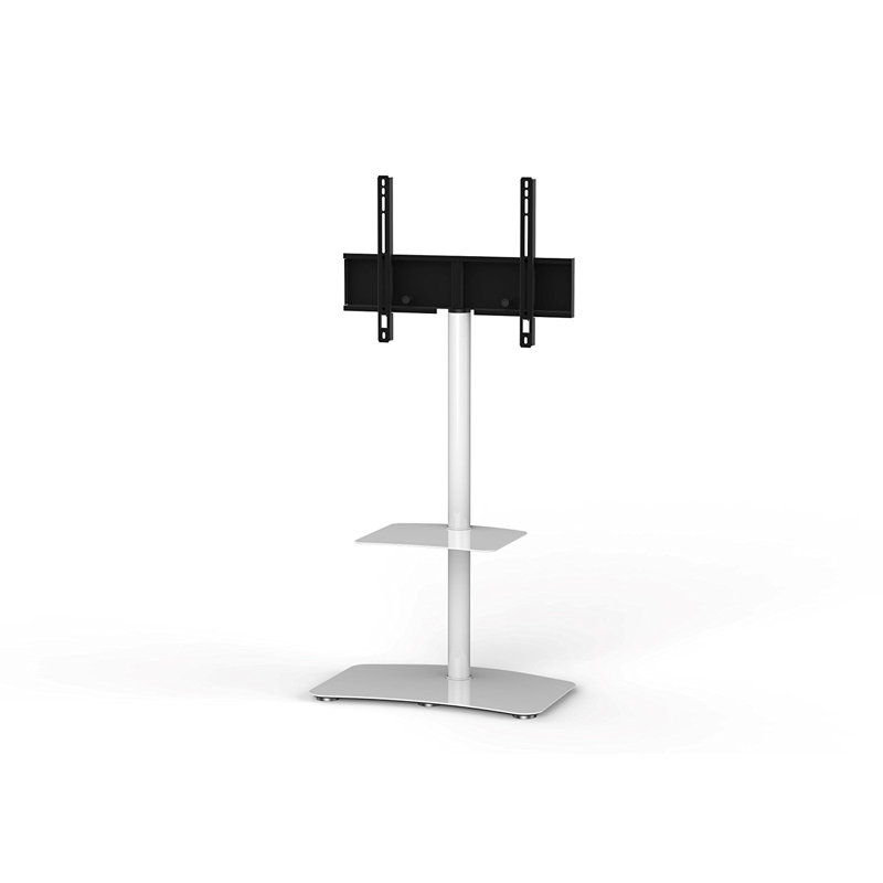 Vicis Trading Single Screen Floor Stand Mount, White