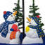 Lighted Musical Snowing Let It Snow Snowmen In Umbrella Base Christmas Decoration - 5.5'
