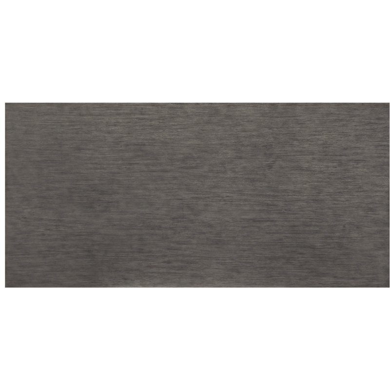 Table de salle à manger à hauteur de comptoir grise avec 4 tabourets - table rectangulaire en bois 5 pièces et tabouret en similicuir noir