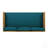 3 Seater Daybed With Rattan Arms And Cushions,  For Outdoor Relaxation And Durability-1965519950