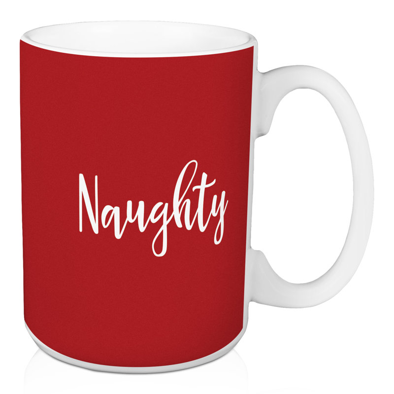 Grande tasse à café naughty Hertford, Rouge