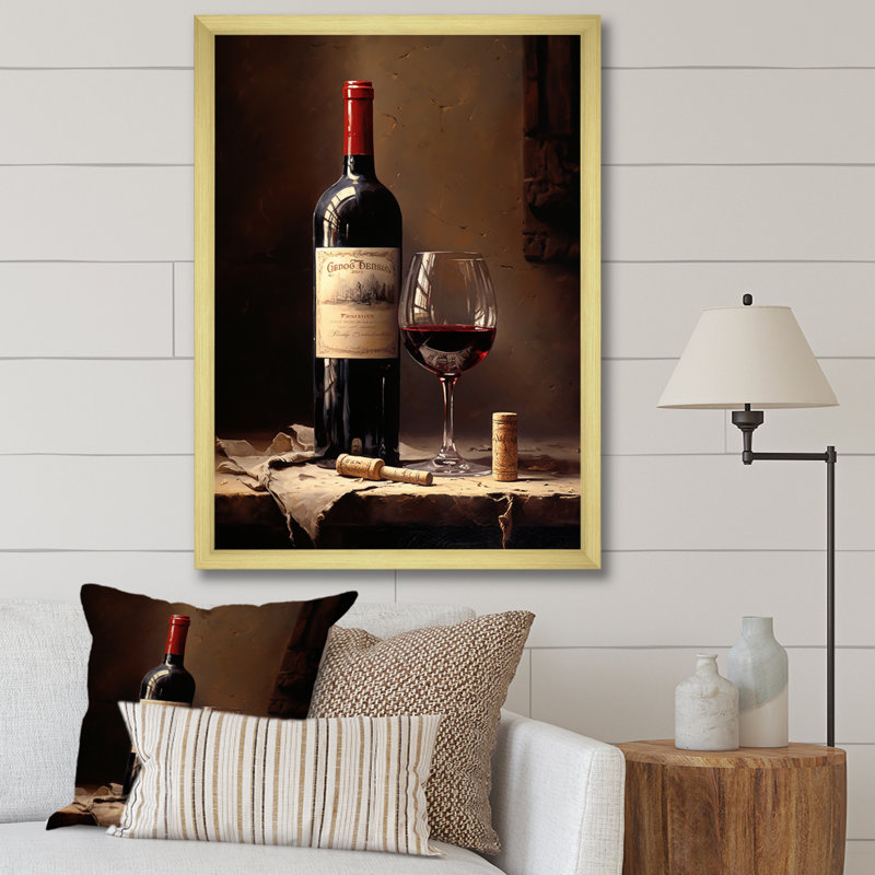 Barolos Body I sur impression sur toile, H 20 po x l 12 po x P 1 po, Cadre doré simple
