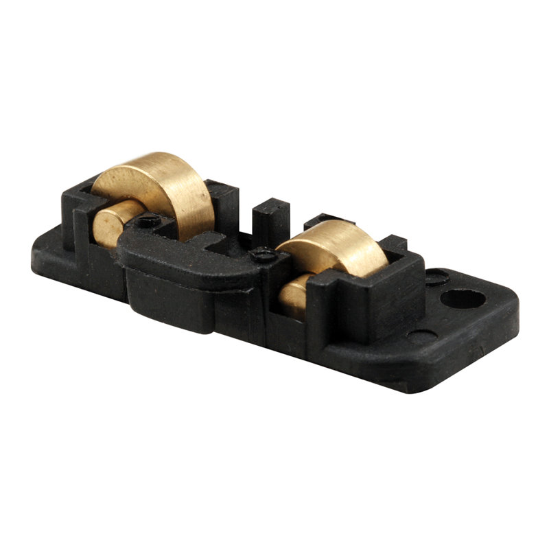 Ensemble de rouleaux tandem pour fenêtre coulissante Prime-Line, rouleaux en laiton de 3/8 po (paquet de 2)