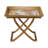 20.7x13.2x18.5" Wooden Folded Side Table