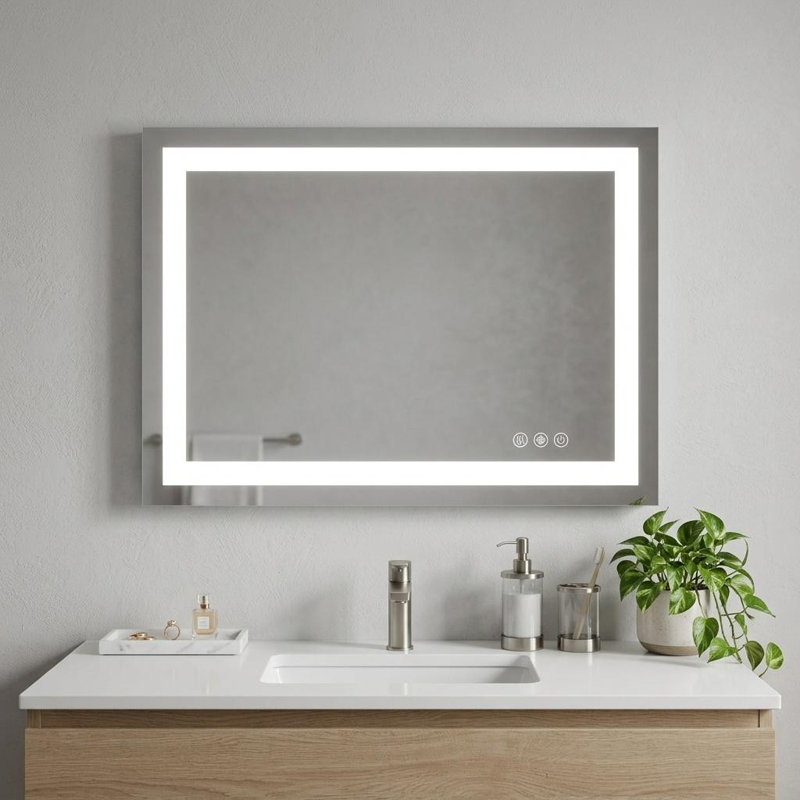 Miroir de meuble-lavabo lumineux 36 "sans cadre