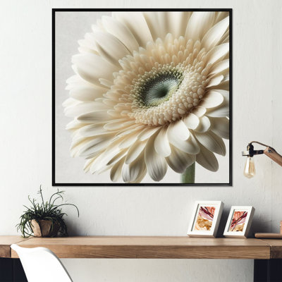 Gerbera blanche III - art mural Gerbera