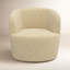Maya Swivel Chair In Boucle-199708909