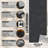 Oscar Custom Cut Non-Slip Rubberback Extra Long Hallway Runner Rug for Kitchen, Living Room, Bedroom-124597523-101229556