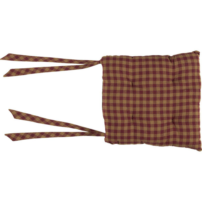 Coussin Aliosha, Bourgogne / brun foncé