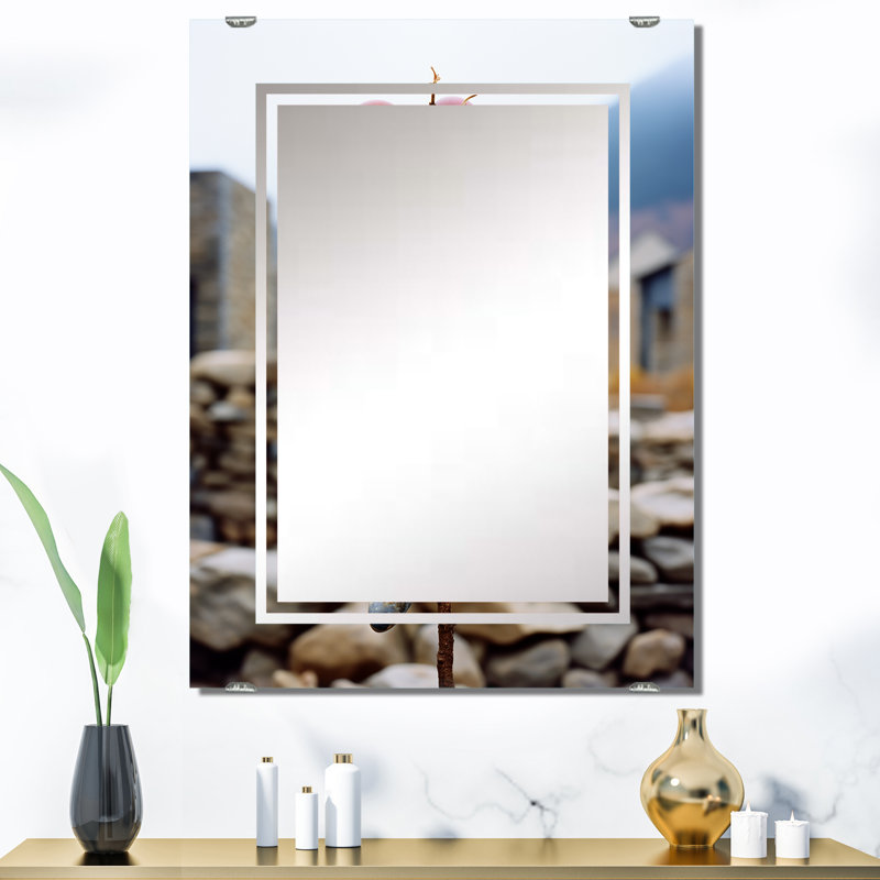 Daliza - Miroir mural en pierre spirituelle MIR142015, 40 po x 30 po