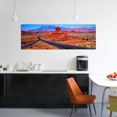 «Fourche dans la route, Red Rock Country, Utah, États-Unis», reproduction de photo sur toile