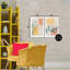 Ensemble de 2 toiles Botanicals over Geometrics, conception par Becky Thorns-1733478504