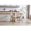 Tabouret de comptoir rembourré de 26 po Aamya