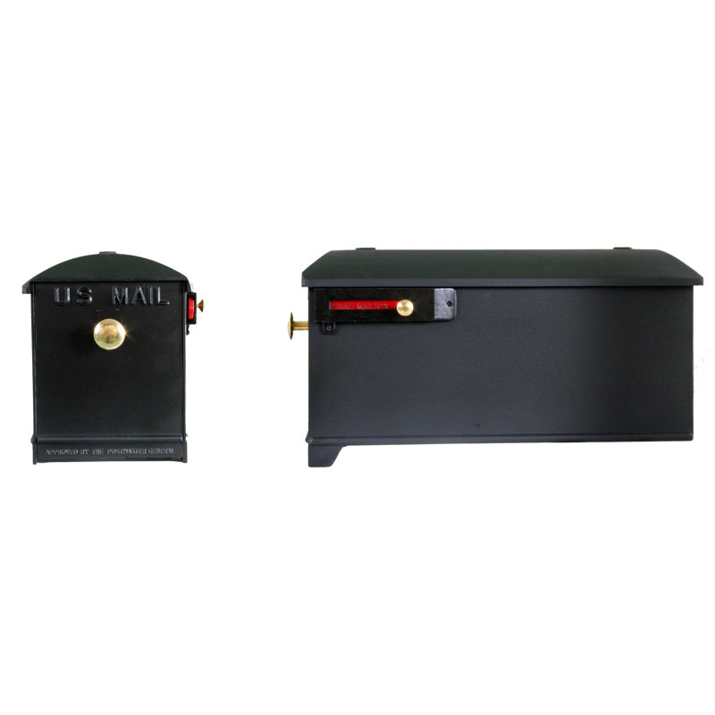 Cast Aluminum Post Mounted Mailbox