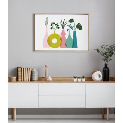 Plant Play by Aislinn Simmonds Duchess Plum Framed Canvas Wall Art Print