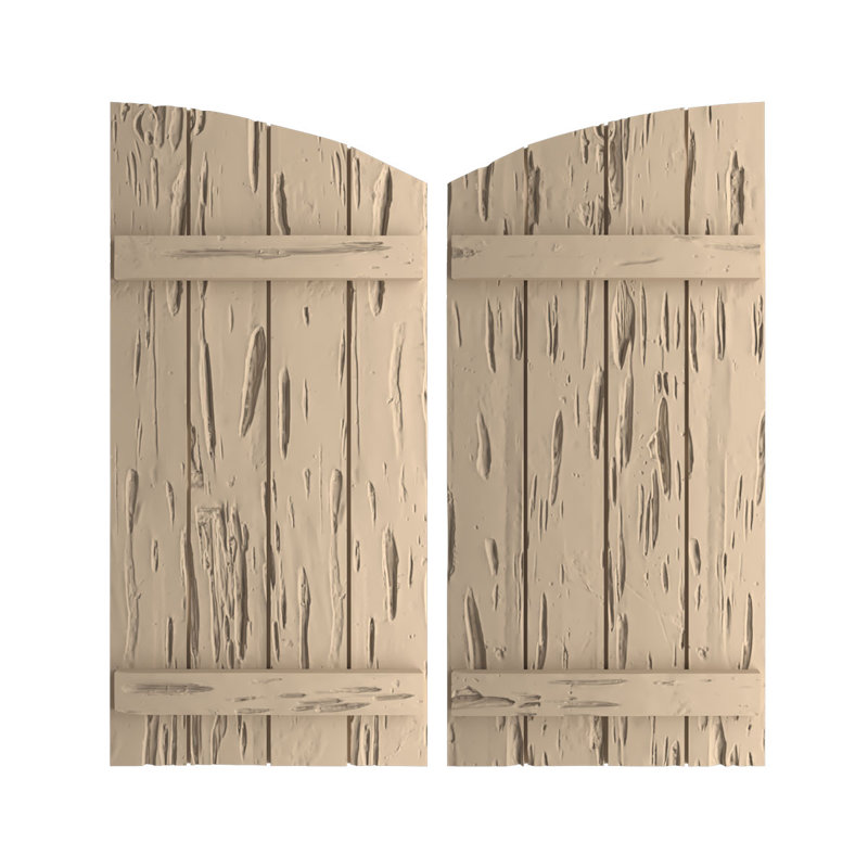 Timberthane à quatre planches jointes avec lattes elliptiques (par paire), H 24 po x l 22 po, 22"