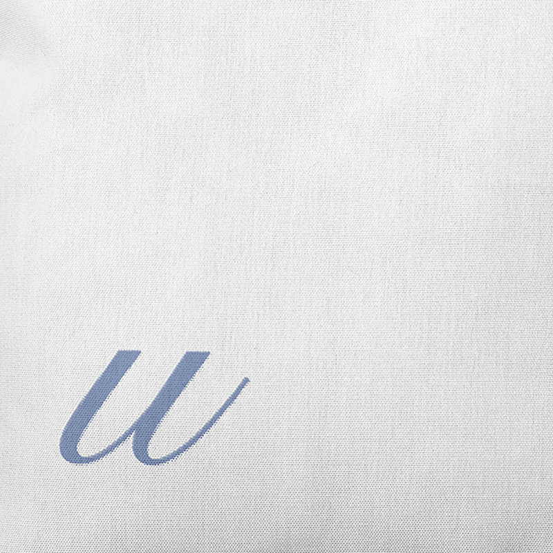 Monogram Design Collection Reversible Throw Pillow, 26"x26", Blue, U