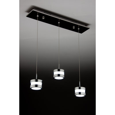 Areial 3 - Light Silver LED Cluster Pendant