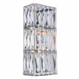 Plafonnier encastré à 1 lumière à intensité variable en chrome Isidora