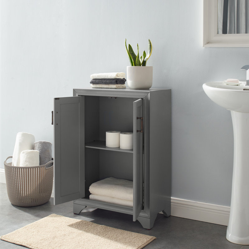 Accent Cabinet, Distressed Gray