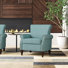 Mooresville Upholstered Armchair with Solid Wood Legs