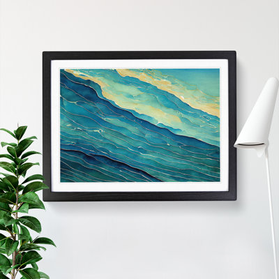 Abstract Ocean Vol.2 - Framed Print