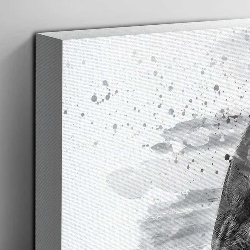 Weimaraner Dog - Wall Art, 70cm H x 100cm W, Wrapped Canvas