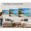 «Turquoise Palm Cove - Tropical Ocean Beach», art mural sur toile tendue-129989436