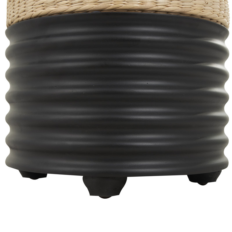 Leiding Accent Stool, Black