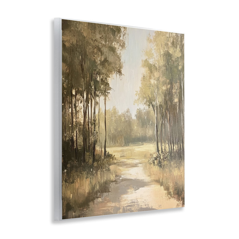 To The Woods Pathway, plaque murale par Petal Prints Design
