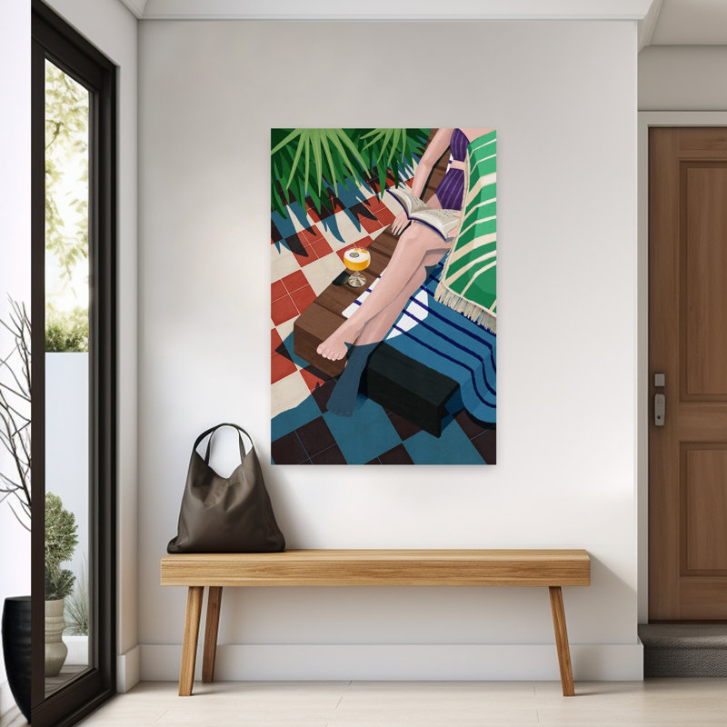 Art contemporain, art côtier, H 60 po x l 40 po