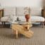 Table basse circulaire en verre
