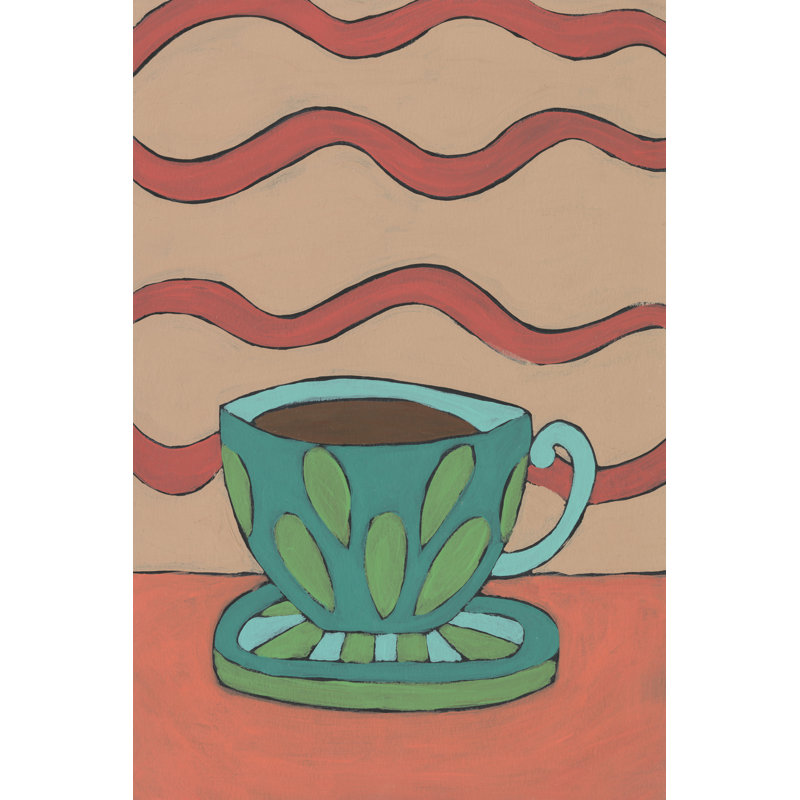 Mid Morning Coffee IX by Regina Moore - Painting Print, Wrapped Canvas, 46 cm H x 30 cm W