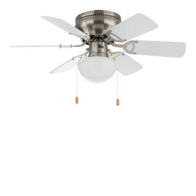 76cm Ceiling Fan with Light Kit