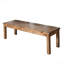 Banc de siège en bois de style rustique Elegance