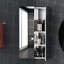 Biscay W 780mm H Surface Frameless Medicine Cabinet Mirror 3 Fixed