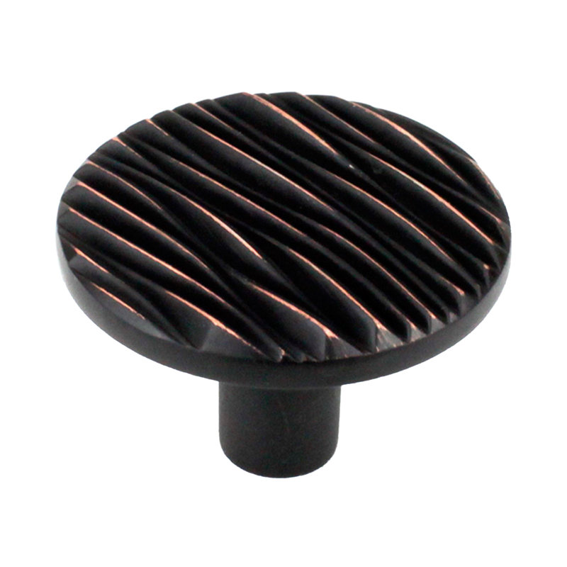 Oversized Dolce 1 3/4" Diameter Mushroom Knob, Antique Bronze / Copper