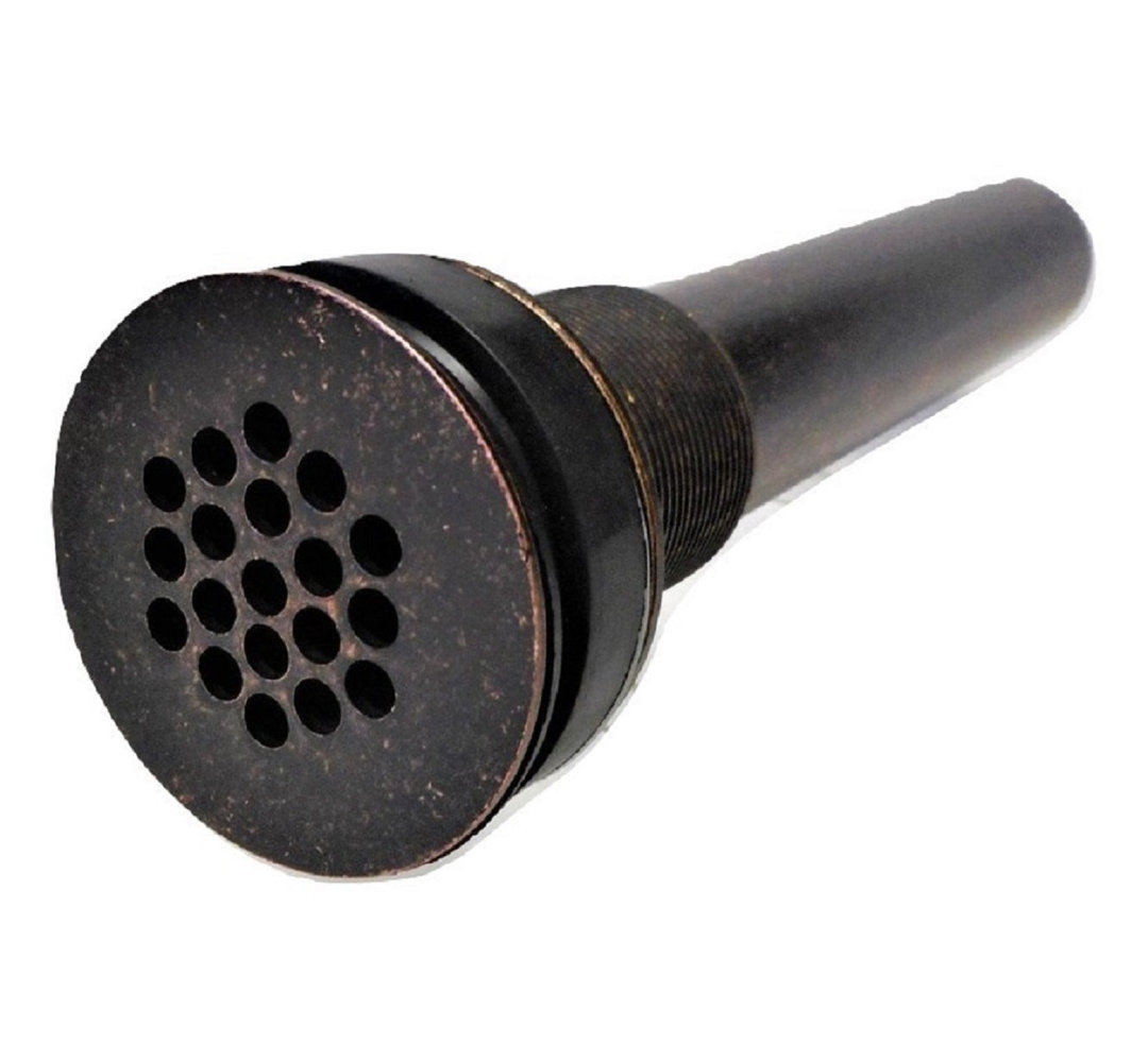 1-1/2" 19 Hole Grid Drain for Copper Bath Sinks Non-Over Flow SimplyCopper