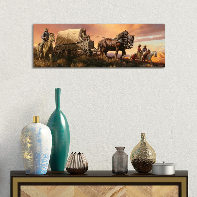 Big Sk by Joe Velazquez - Wrapped Canvas Panoramic Gallery-Wrapped Canvas Giclée, 30.48 cm H x 91.44 cm W x 1.91 cm D