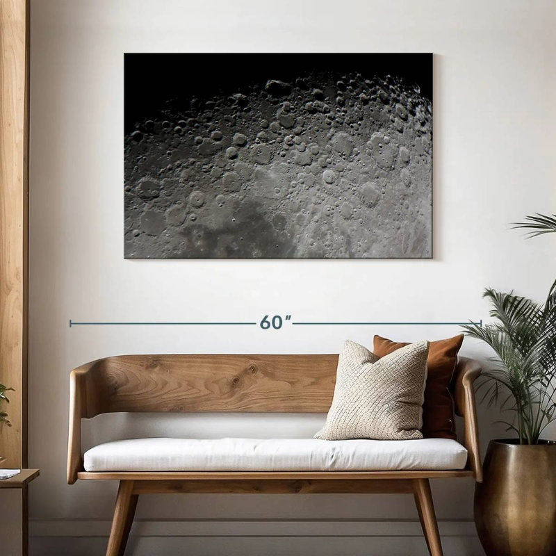 Oberle Moon Surface, 30" H x 45" W