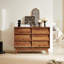 Commode double 6 tiroirs 47,30 po Dezmond