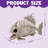 2 PCS 9.5 Halloween Poseable Fish Skeleton Decor, Animal Plastic Bones with Posable Joints for Halloween Indoor Outdoor Decorations Party Props, Yard Patio Lawn Garden Props Decor